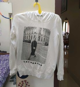 Classic and Stylish White Hoodie.