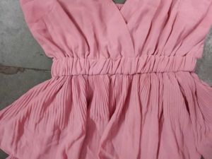 Ellie Pleated Ruffle Dress 24th Spoke