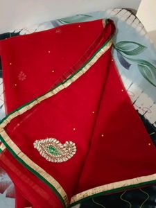 heavy butta saree with patch ni pallu
