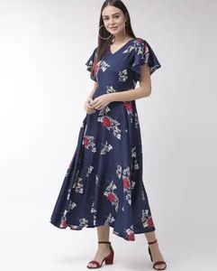 Floral Print Maxi Dress