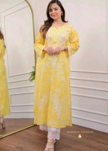 Yellow Kurti Set