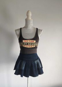 Y2k Harley Davidson Crop Top