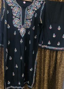 Black N Multi Thread Work Plazopair