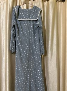 Cute Heart Print Maxi Dress