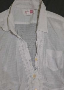 White Button-Down Shirt
