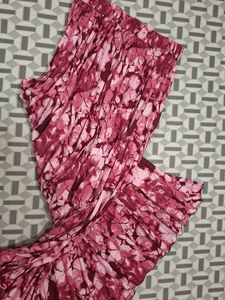 Pink Floral Skirt