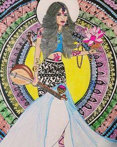 Mandla And Zentangle Art Work