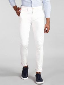 White Trousers For Men Regular Fit