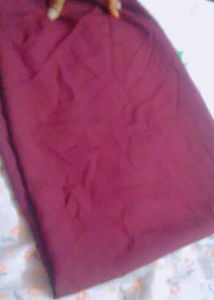 Burgundy Polyester Crepe 1meter Fabric