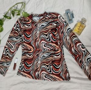 aesthetic y2k fitted top