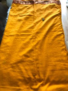 Golden Yellow Saree(Women’s)