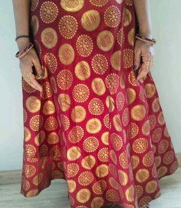 Ethnic Floor Touch Skirt
