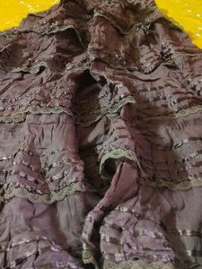 Tiered Ruffle long Skirt