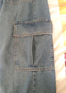 High-Waisted Cargo | AUSTIN WIDELEG JEANS