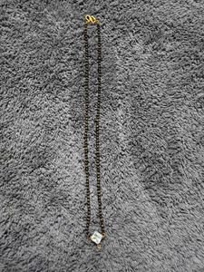 Black &amp; Gold Beaded Necklace