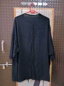 H&amp;M Black Pom-Pom Trim Cardigan