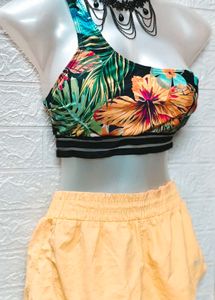 One Shoulder Bikini Talk For Small To Medium Size
