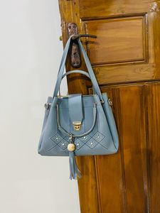 Grey Shoulder Bag