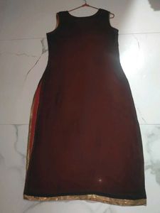 Stunning dark brown kurti