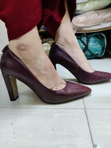 Celeste Maroon Heels