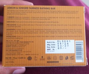 Oxi9 Lemon Ginger Fairness Bathing Bars(3 Bars)