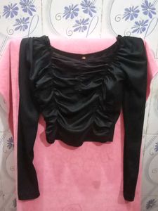 Black Crop Top