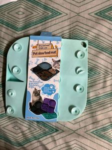 Pet Slow Feeder Bowl &amp; Mat
