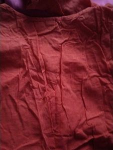 Peach Kurti with Unique Design