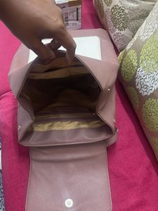 Caprese Backpack - Mauve &amp; Cream