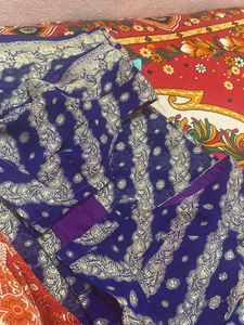 Navy Blue Colour Saree