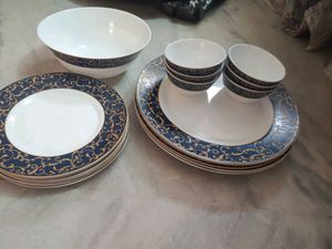 Dinnerware Set of 6 Bowl+6Big Plates+6 small plate
