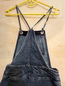 Denim Overalls Romper