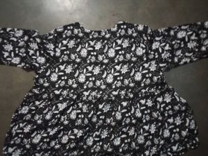 Floral Print Tunic Top