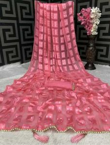 Elegant Pink Saree