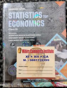 Statistics for Economics Class XI