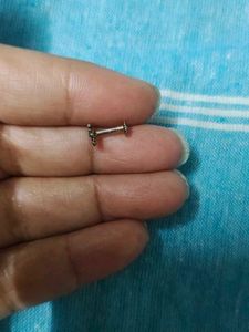 New 92.5 Hallmarked Silver Screw Type Nosepin