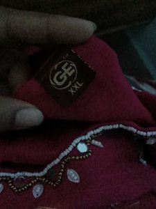 Pearl Embroidered Kurta