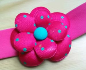 Pink Flower Hair Accessories Set