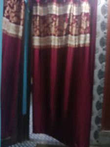 Elegant Maroon Curtains