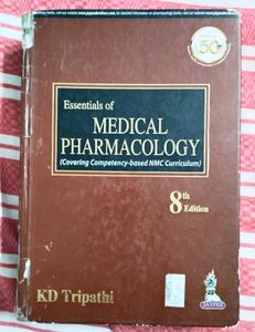 Kd Tripathi (kdt)8th Edition Pharmacology