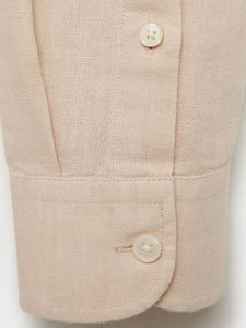 Mango man Casual Beige Shirt