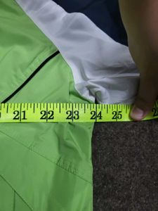 Vintage Lime Green Windbreaker Jacket