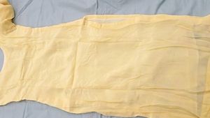Embroidered Light Yellow Kurti