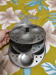 Steel Idli Stand -3 Plates