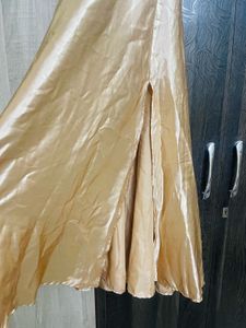 Pinterest y2k Satin slit gown