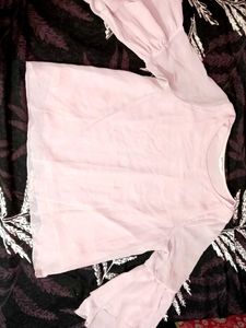 Pink Bell Sleeve Top