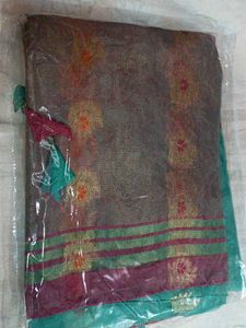 Elegant Green Saree with Blouse