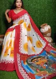 Printed Fabric Piece ||  Durga Pujo Special Offer