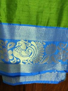 Mehnadi Colour Cotton Silk Saree