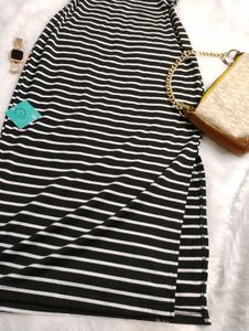 🥰Striped black Bodycon Dress 🥰
